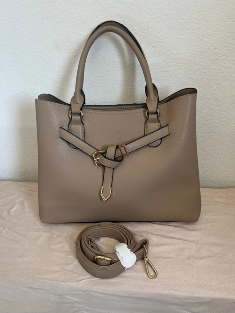 Taupe tote